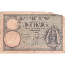 Billet algérie francs d'occasion  Lille-