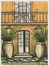 Bernard Buffet Originale Litografia Stampato IN 1987 comprar usado  Enviando para Brazil