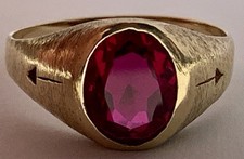 Men diamond ruby for sale  Manchester