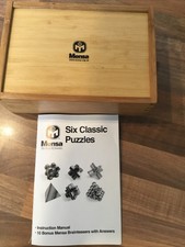 Mensa puzzle games for sale  BIRMINGHAM