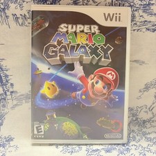 Jogo e manual Super Mario Galaxy (Nintendo Wii, 2007) na caixa comprar usado  Enviando para Brazil