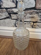 Cut glass decanter for sale  SPALDING