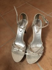 Sandali argento donna usato  Genova