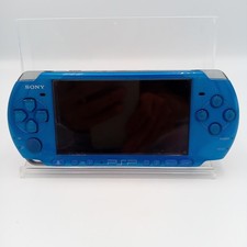 Sony PSP-3000 azul com bateria região livre japonês em bom estado comprar usado  Enviando para Brazil