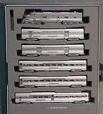 KATO N SCALE CB&Q EMD E5A SILVER STREAK ZEPHYR conjunto de carro motor diesel KAT106-090 comprar usado  Enviando para Brazil