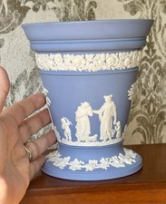 Wedgwood blue jasperware for sale  HARLOW