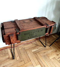 Industrial Coffee Table | Military Ammo Box | Old Chest Trunk | Side Table na sprzedaż  PL