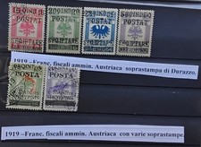 Albania 1919 francobolli usato Albania 1919 francobolli usato  Italia