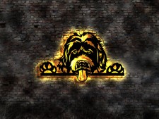 Led wandschild labradoodle gebraucht kaufen  Klütz
