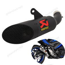 Pontas silenciadoras pretas tubo de escape motocicleta Yamaha YZF R3 R25 MT-03 2005-2021 comprar usado  Enviando para Brazil