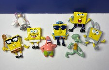 8 estatuetas vintage Nickelodeon Bob Esponja venda automática Toppers 2003 A&A Global comprar usado  Enviando para Brazil