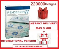 Pe Design 11 - Digitalização bordada⭐ ENTREGA INSTANTÂNEA⭐LICENÇA VITALÍCIA⭐ Brother comprar usado  Enviando para Brazil
