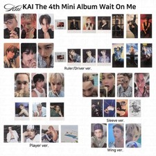 Cartão fotográfico oficial Kai 4º mini álbum Wait On Me livro de fotos/jogador/manga/asa comprar usado  Enviando para Brazil