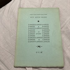 Guy levis mano d'occasion  Paris XI