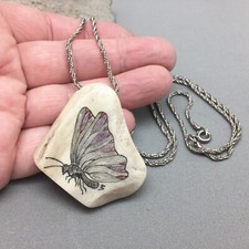 Scrimshaw antler pendant for sale  Anna