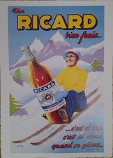 Ricard ski affiche d'occasion  Saint-Georges-de-Didonne