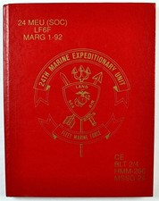 24ª Unidade Expedicionária de Fuzileiros Navais MEU LF6F 1992 Livro de Cruzeiros no Mediterrâneo comprar usado 24ª Unidade Expedicionária de Fuzileiros Navais MEU LF6F 1992 Livro de Cruzeiros no Mediterrâneo comprar usado  Enviando para Brazil