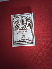 Jeu cartes chansons d'occasion  Vannes