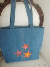 Sac promenade jeans d'occasion  Moulins-la-Marche