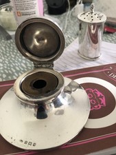 Antique silver inkwell for sale  ORPINGTON