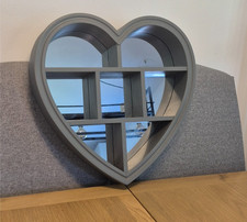 Heart shaped grey for sale  THORNTON-CLEVELEYS