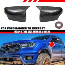 Capas de espelho lateral estilo buzina estilo fibra de carbono para Ford Ranger T6 PX 2011-2023 comprar usado  Enviando para Brazil