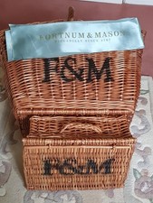 Wicker hamper baskets for sale  LISS