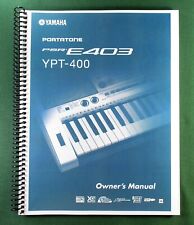 Yamaha PSR-E403 Instruction Manual: 126 Pages & Protective Covers!, usado comprar usado  Enviando para Brazil