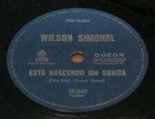 WILSON SIMONAL 1962 “ESTA NASCENDO UM SAMBA” BOSSA JAZZ 10” 78 RPM BRAZIL HEAR comprar usado  Brasil 