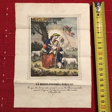 Litografie acquerellata madonn usato  Crevacuore