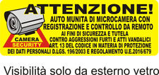 Adesivi dash cam usato  Telese Terme