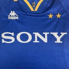 Camisa de futebol masculina grande rara original Juventus 1995/1996 Away comprar usado  Enviando para Brazil
