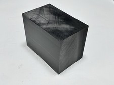 Bloco plástico de usinagem CNC preto acetal Delrin 3 lb comprar usado  Enviando para Brazil