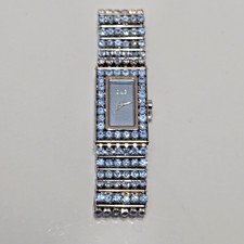 Relógio feminino D&G Time pulseira de diamante azul aço inoxidável nova bateria comprar usado Relógio feminino D&G Time pulseira de diamante azul aço inoxidável nova bateria comprar usado  Enviando para Brazil