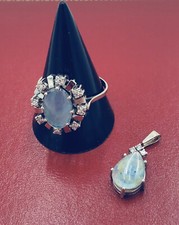 Schmuckset ring anhänger gebraucht kaufen  Höxter