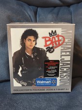 Usado, CDs/camisetas Michael Jackson Bad 25 edição limitada Walmart (L) novo em folha lacrado comprar usado  Enviando para Brazil