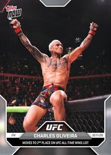2025 Topps Now UFC #34 Charles Oliveira UFC Fight Night PRÉ-VENDA comprar usado  Enviando para Brazil