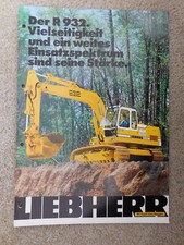 Prospekt liebherr r932 gebraucht kaufen  Hamburg