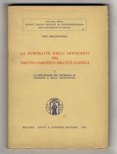 Punibilità degli innocenti usato  Firenze