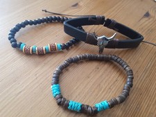 Armbander leder indianerschmuc gebraucht kaufen  Bad Zwischenahn