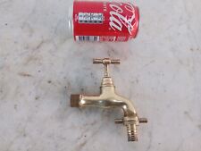 Torneira 1/2" com bico de mangueira encanamento antigo vintage em latão elegante ferragem de jardim, usado comprar usado  Enviando para Brazil