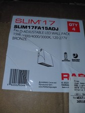 Suporte de parede Rab SLIM17FA15ADJ corte completo pacote com 15W comprar usado Suporte de parede Rab SLIM17FA15ADJ corte completo pacote com 15W comprar usado  Enviando para Brazil
