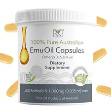 Cápsulas de óleo de emu - Suplemento para coração, cabelo, metabolismo e suporte articular - Farmácia comprar usado Cápsulas de óleo de emu - Suplemento para coração, cabelo, metabolismo e suporte articular - Farmácia comprar usado  Enviando para Brazil