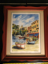 Vintage portofino print for sale  Saint Joseph