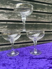 Vintage champagne saucers for sale  KING'S LYNN