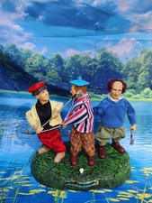 2002 The Three Stooges Animated Golf Academy Scene colecionável na caixa Gemmy, usado comprar usado  Enviando para Brazil