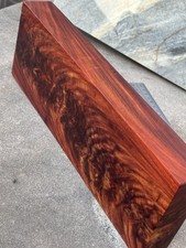 Palisander Burl Drewno Płyta Obróbka drewna Blok tarcicy 12,4"x4,4"x1,57"A94 na sprzedaż  Wysyłka do Poland