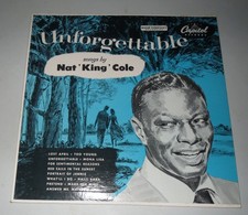 Nat "King" Cole - Unforgettable  (LP Record) VG + ~ 1953 Capitol ~ Mono comprar usado  Enviando para Brazil