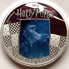 PROVA DE MEIO DÓLAR SAMOA 2021, { Xadrez Harry Potter-Mágico.} comprar usado  Enviando para Brazil