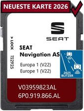 KARTA SEAT SD MIB2 6PO EUROPA 32GB IBIZA LEON TOLEDO ARONA ATECA 2026, używany na sprzedaż  PL